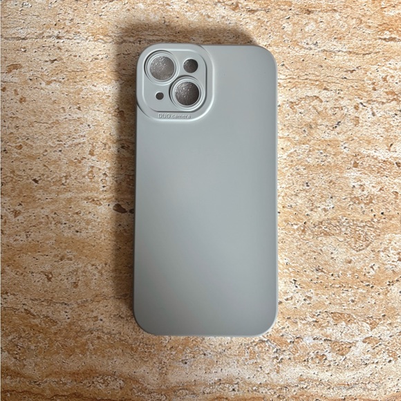 iPhone 15 Case Minimalist Slim Matte Case Pale Slate Blue - Picture 2 of 5